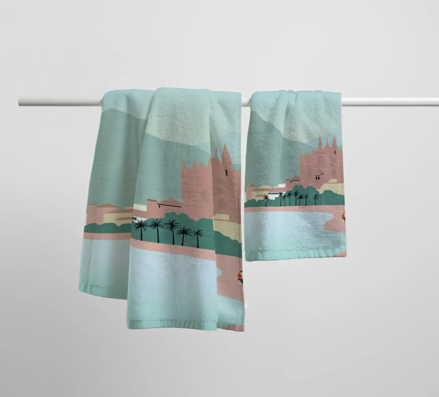 Mallorca towel by Katinka Reinke