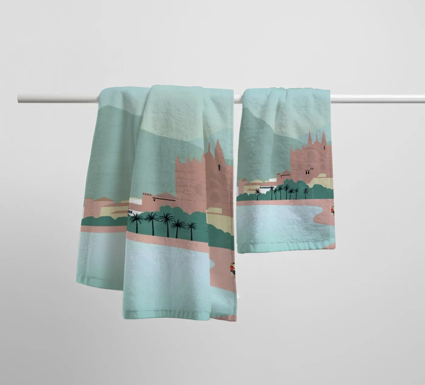 Mallorca towel by Katinka Reinke