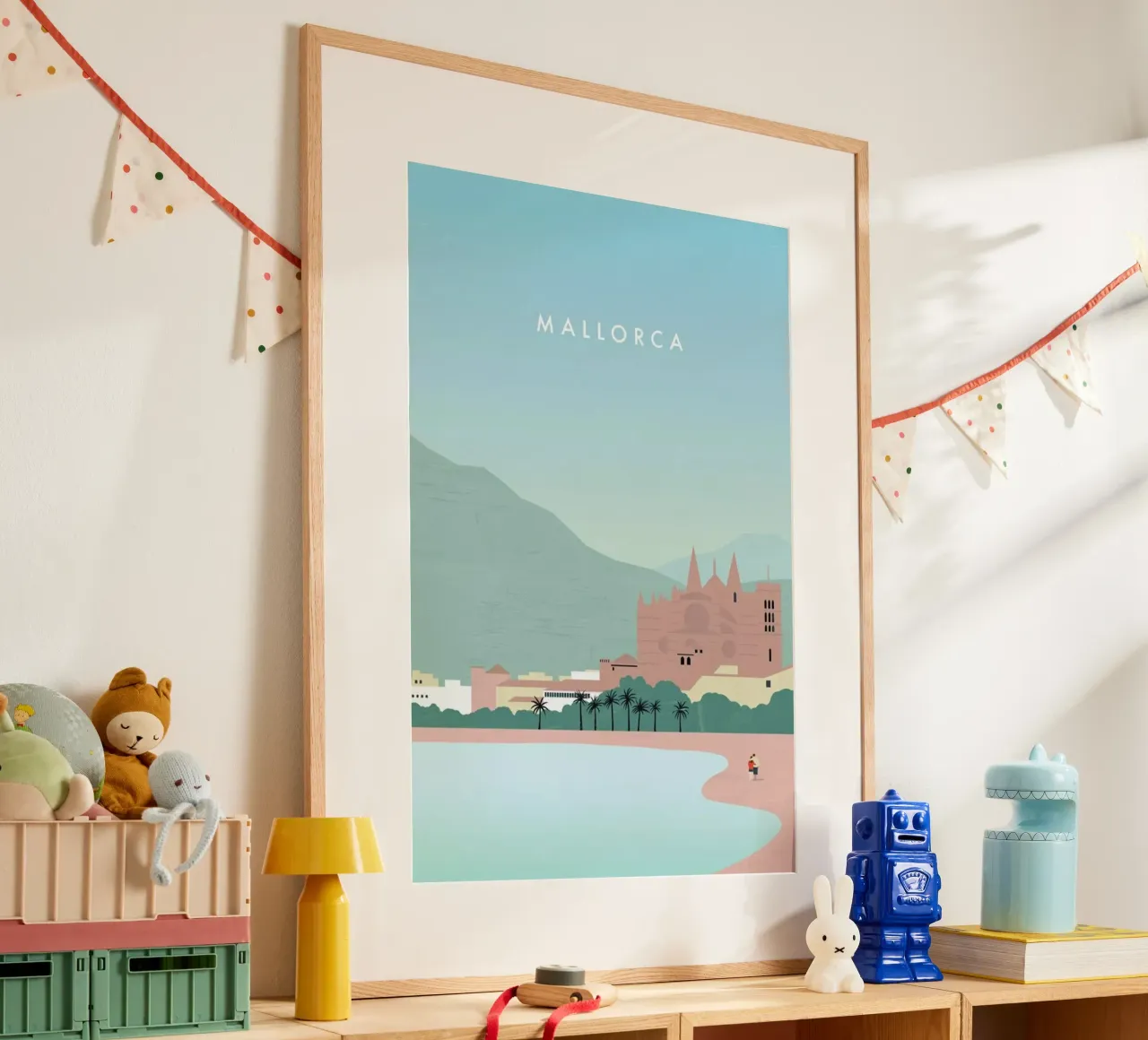 Mallorca poster by Katinka Reinke