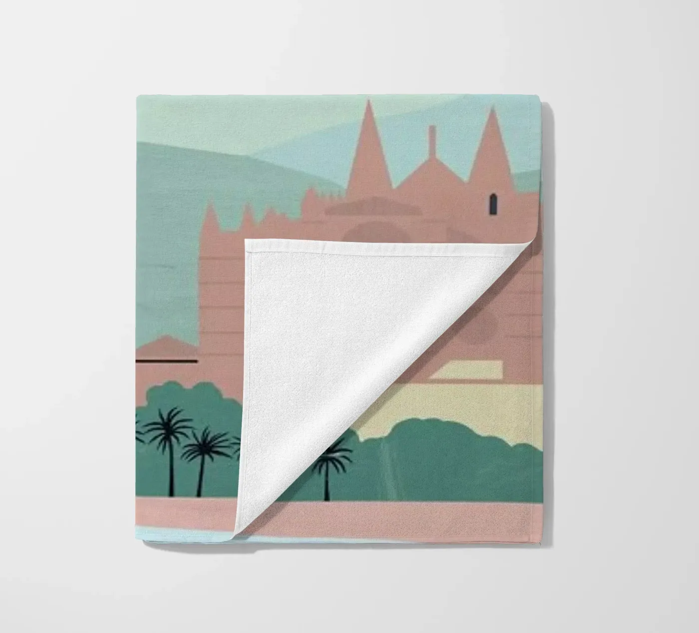 Mallorca beach towel by Katinka Reinke