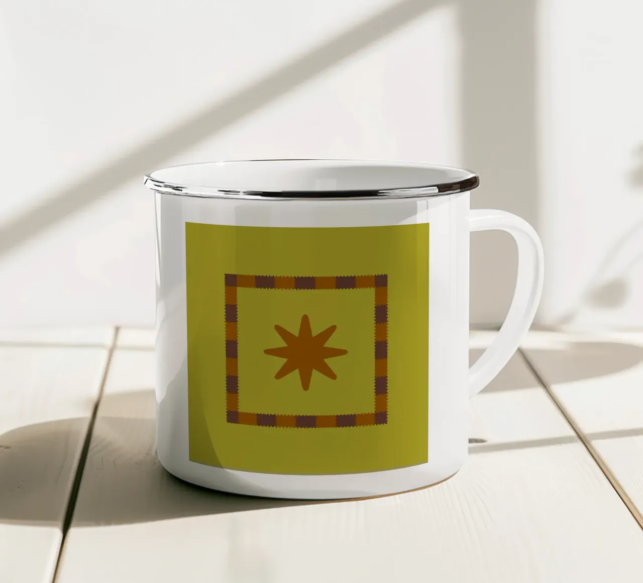Vibrant Star tazza in smalto da Galaxy Eyes