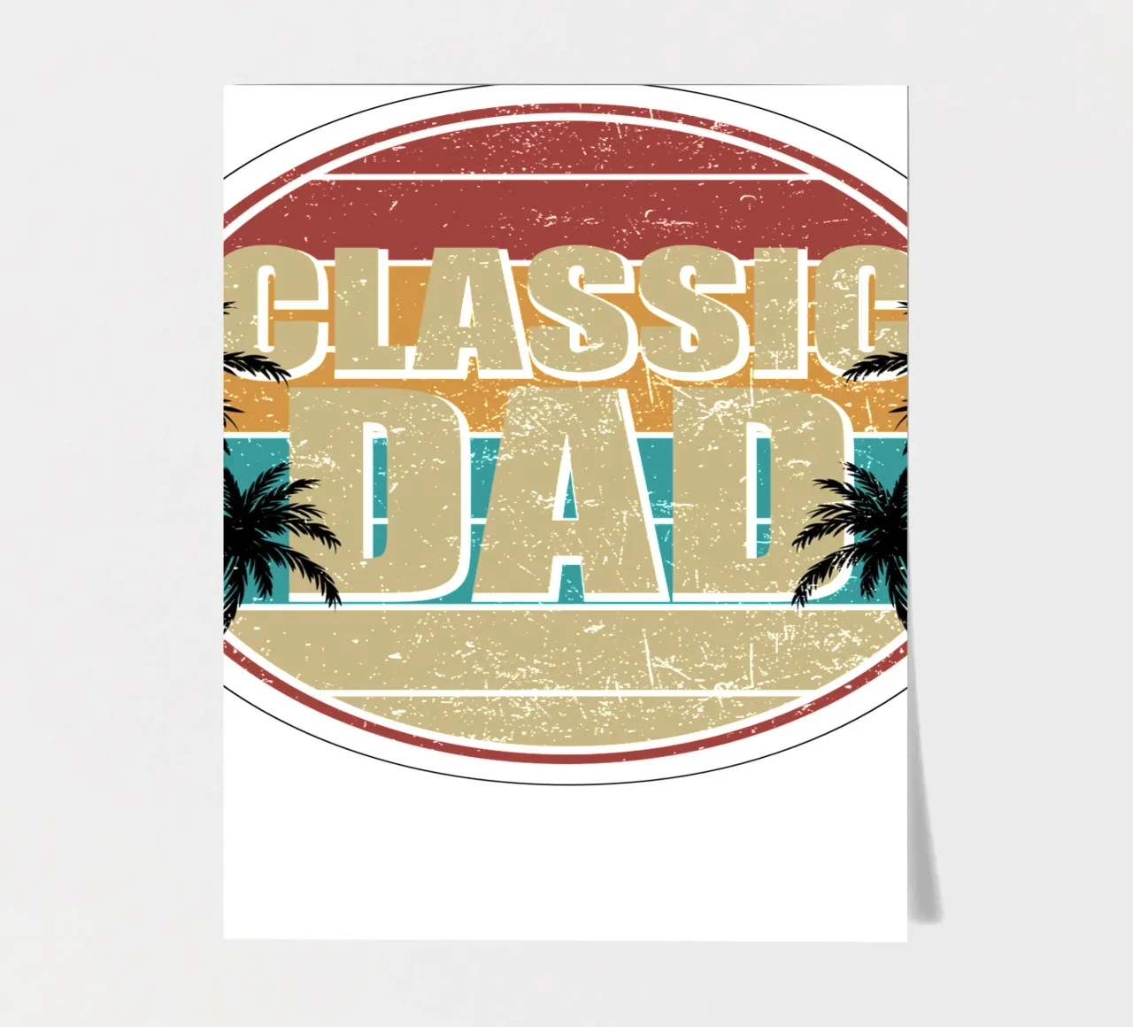 Classic Dad Stickerbogen von edsonramosart