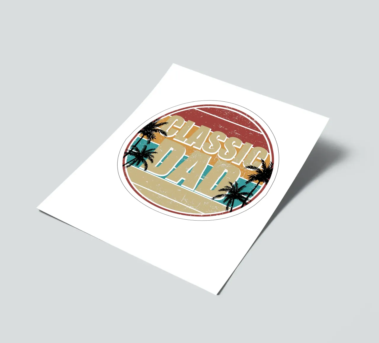 Classic Dad Stickerbogen von edsonramosart