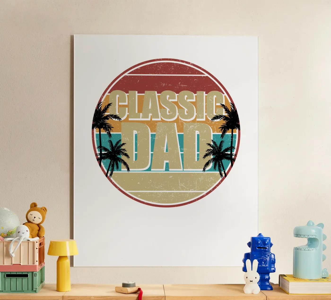 Classic Dad acrylic glass by edsonramosart