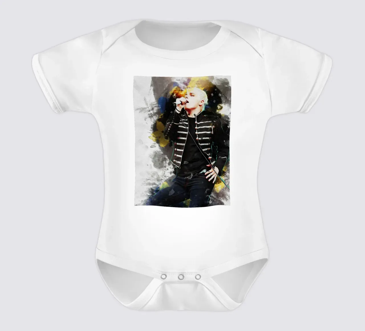 Mancha de Retrato Gerard Way body de bebé de Gunawan Rb