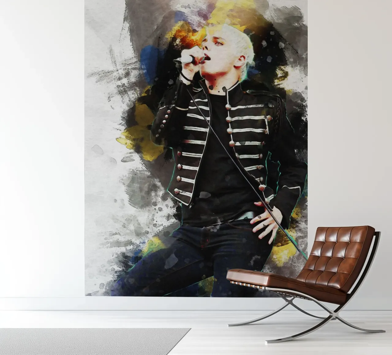 Smudge of Portrait Gerard Way photo wallpaper by Gunawan Rb