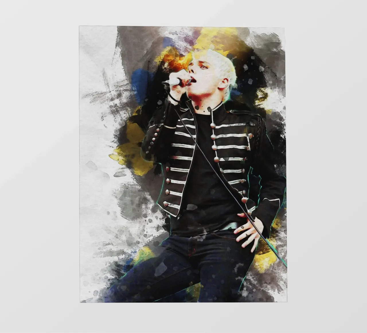 Smudge of Portrait Gerard Way photo wallpaper by Gunawan Rb