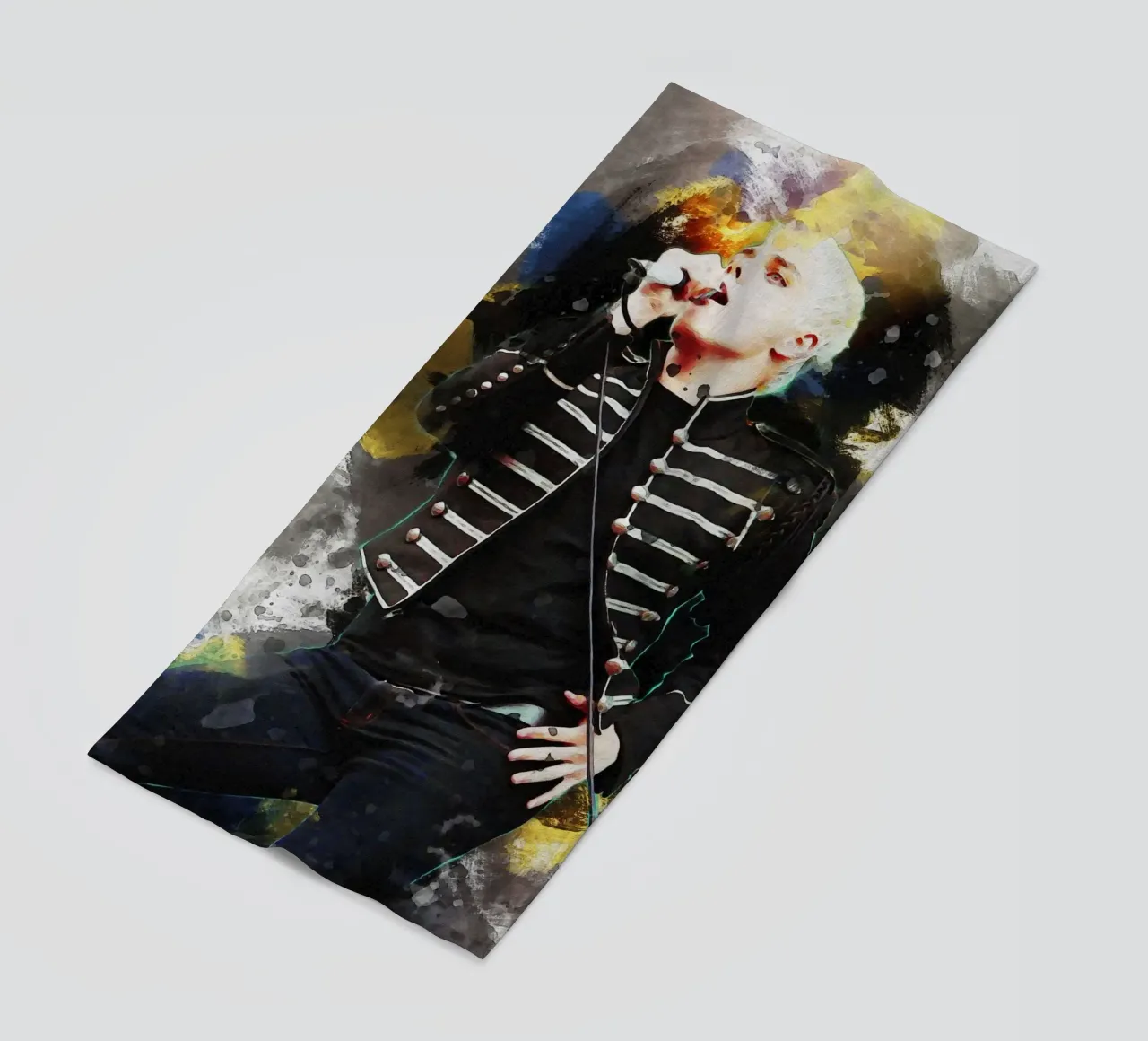 Sbaffo di ritratto Gerard Way telo mare da Gunawan Rb