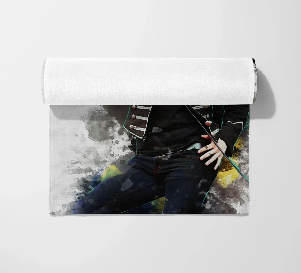 Sbaffo di ritratto Gerard Way telo mare da Gunawan Rb