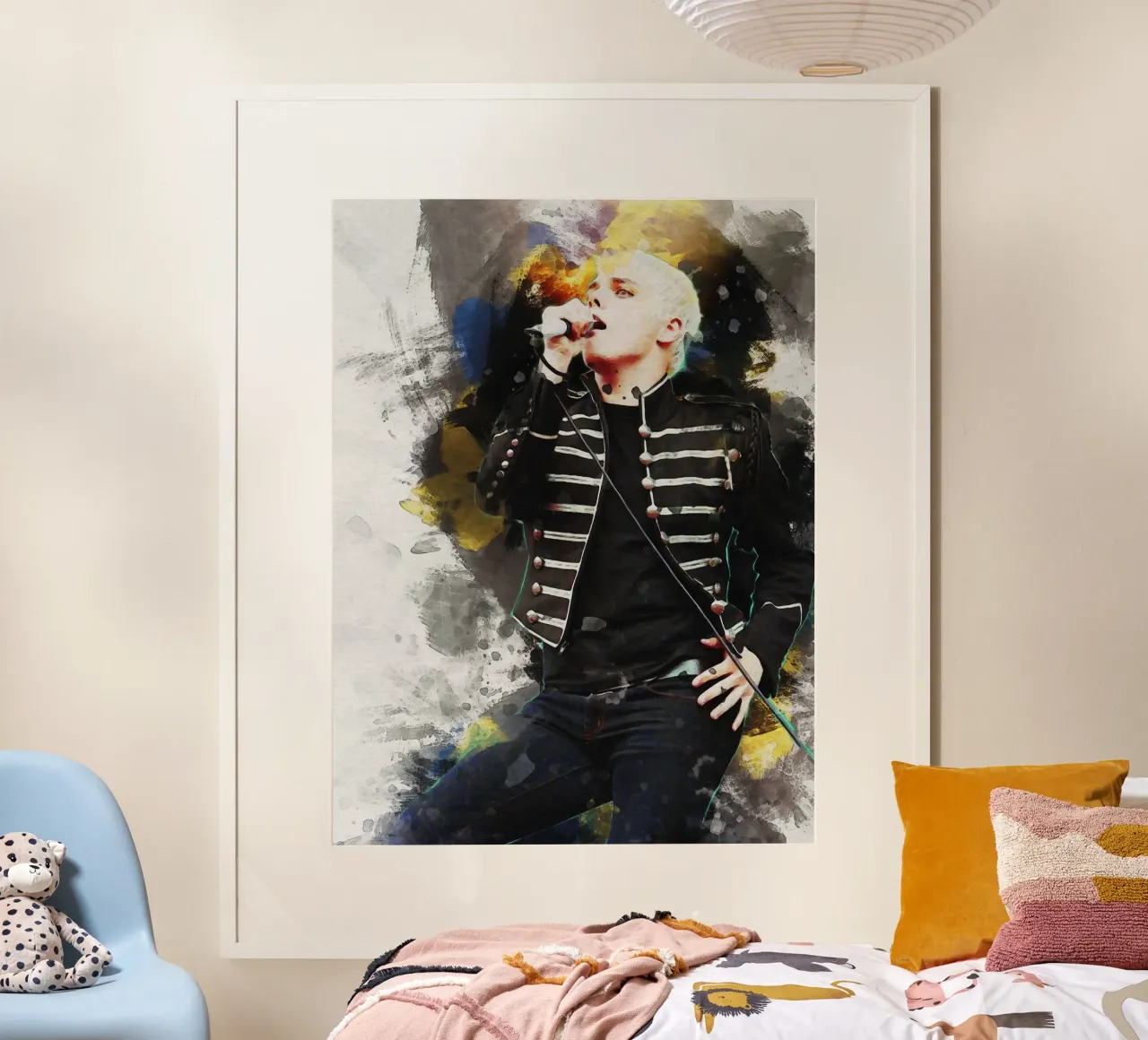 Mancha de Retrato Gerard Way hahnemühle de Gunawan Rb