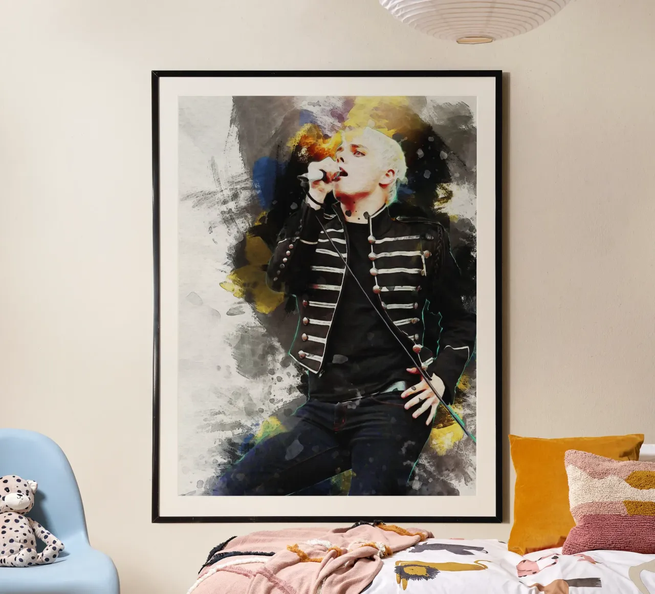 Mancha de Retrato Gerard Way hahnemühle de Gunawan Rb