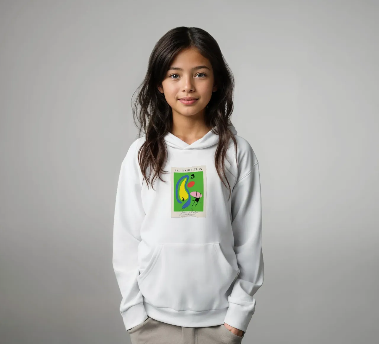 Exhibition Modern Minimalist kids hoodie by phillipp veisenberg