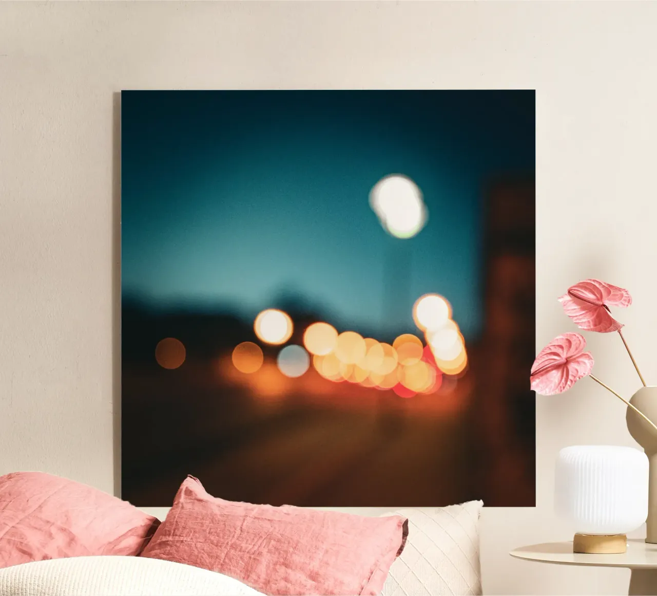 City Lights plexiglass da Flo Klein