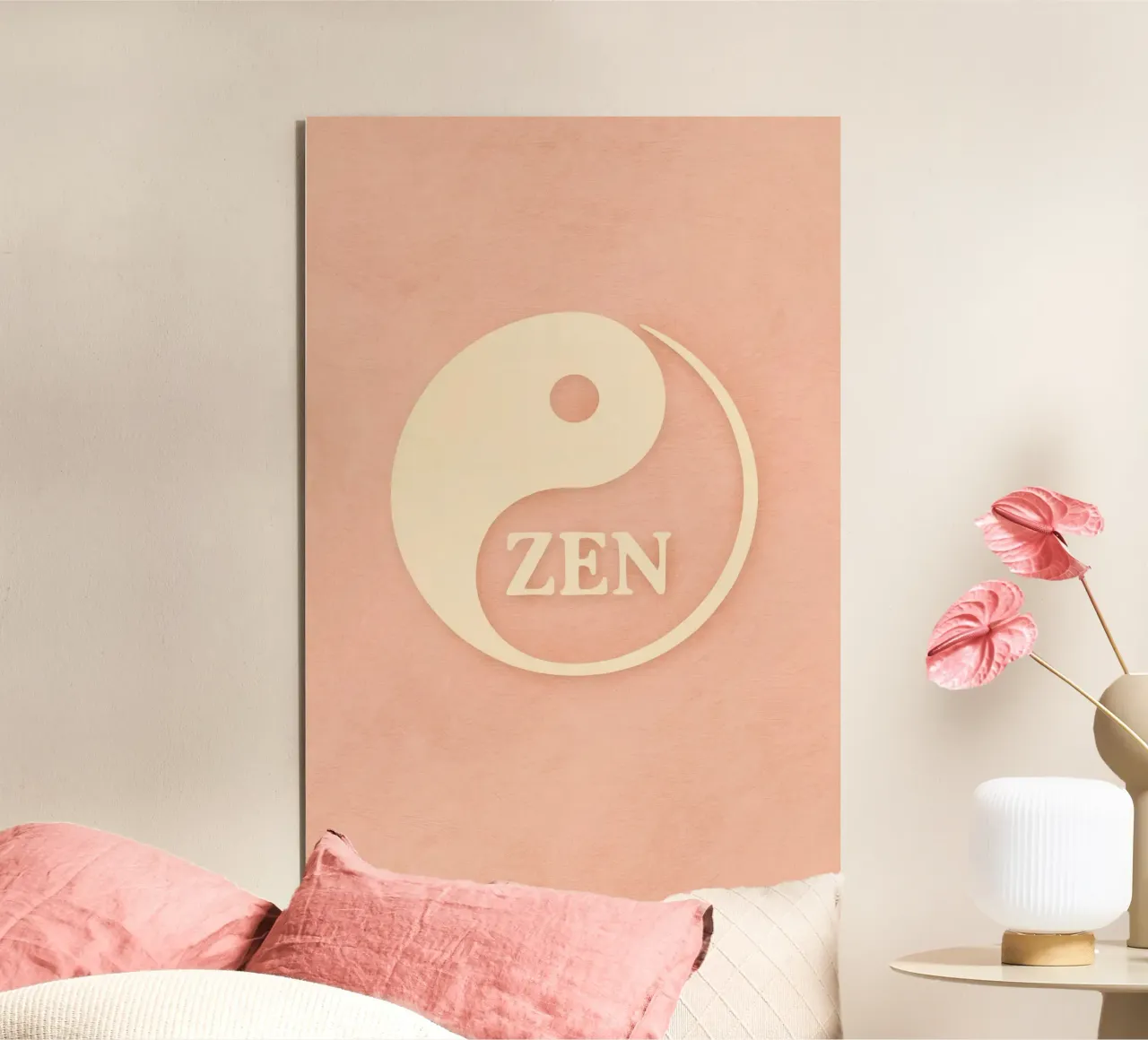 Yin Yang Zen alluminio dibond da treechild