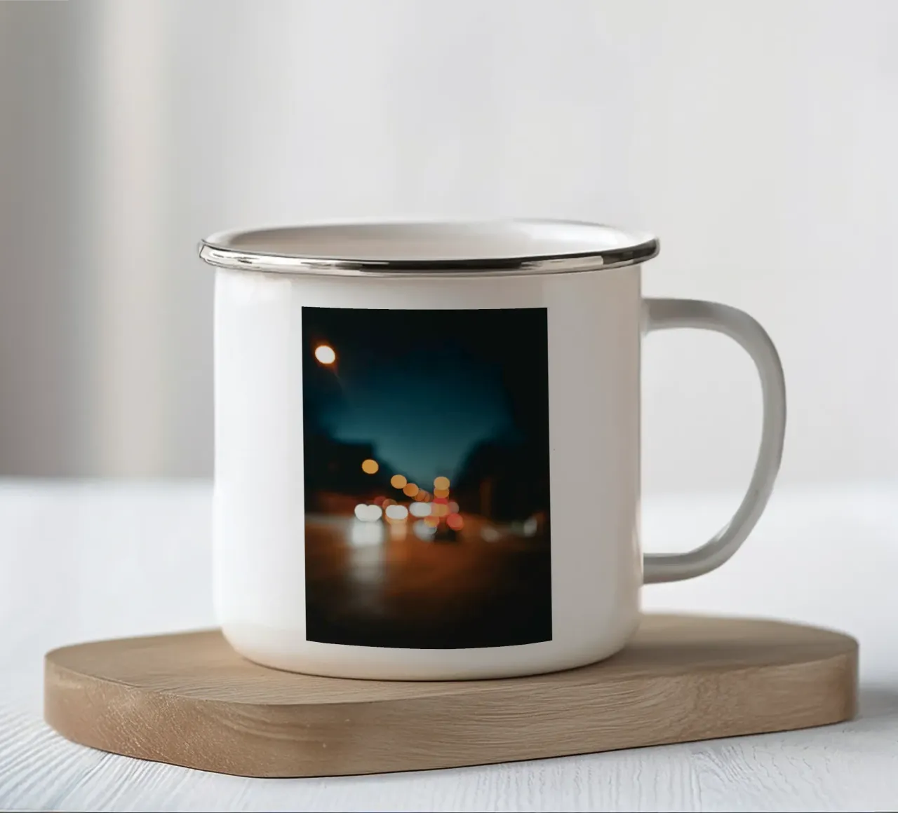 Urban Lights tazza in smalto da Flo Klein