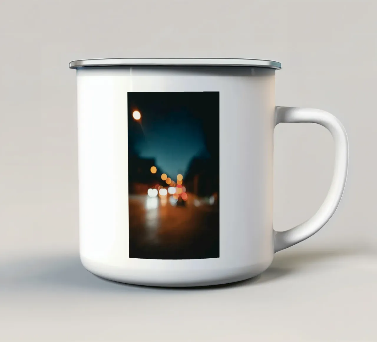 Urban Lights tazza in smalto da Flo Klein