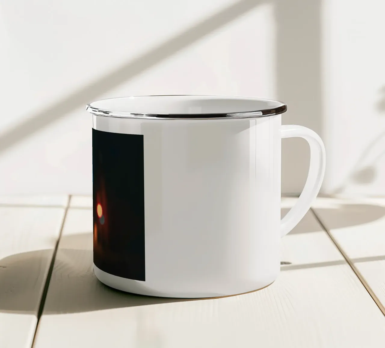Urban Lights two tazza in smalto da Flo Klein