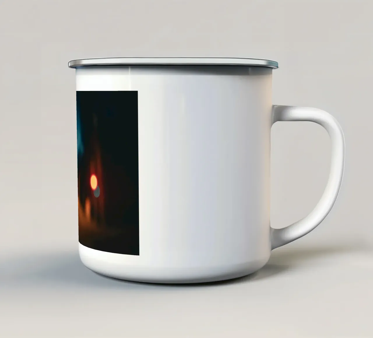 Urban Lights two tazza in smalto da Flo Klein