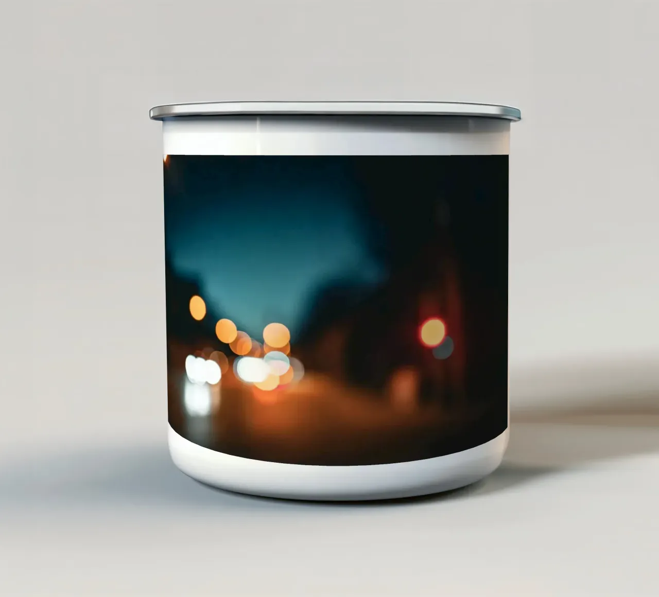 Urban Lights two tazza in smalto da Flo Klein