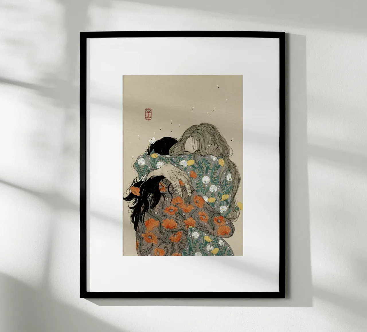A Hug in the Garden carta hahnemühle da Kaethe Butcher