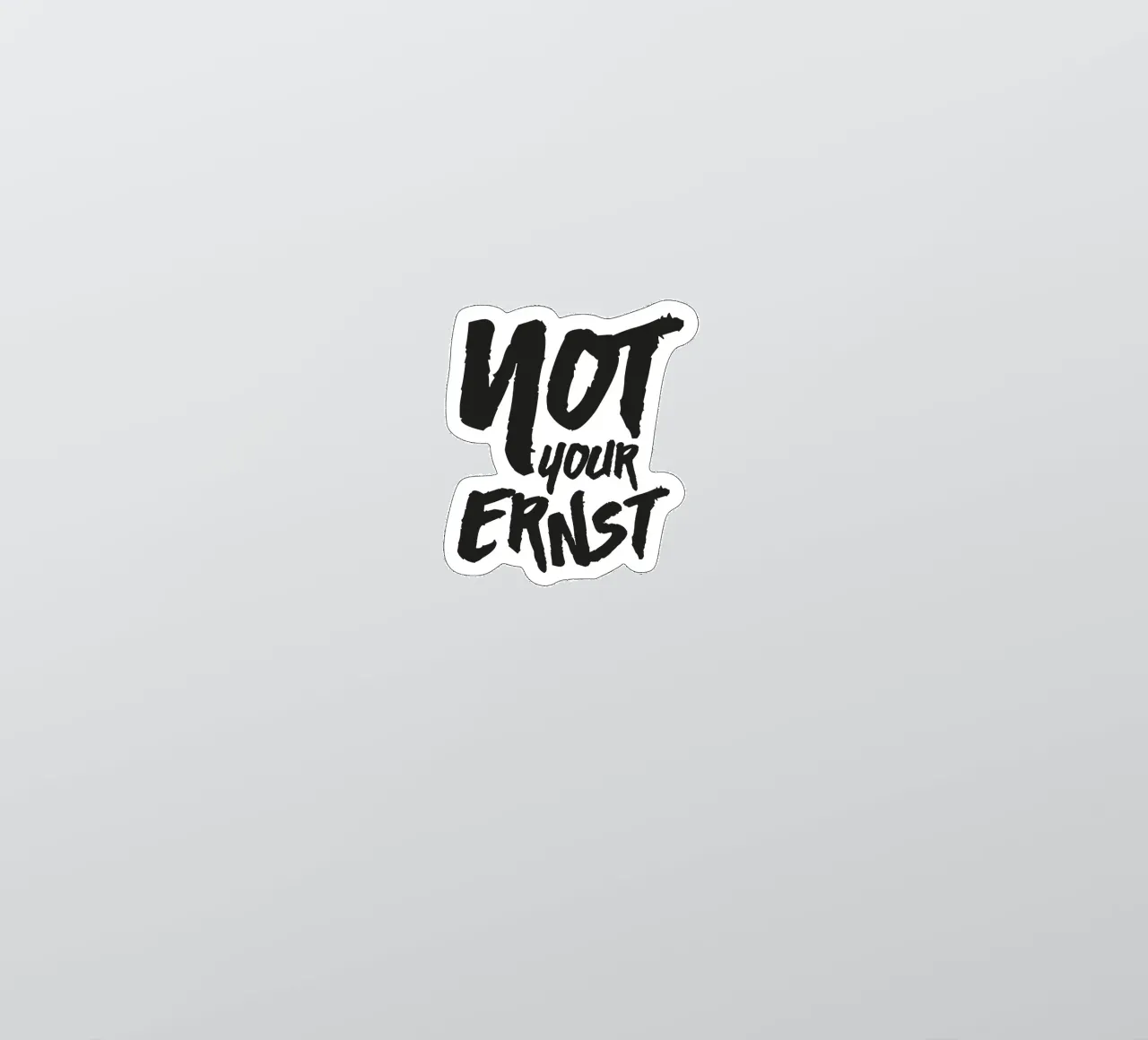 Ernst Sticker von Flo Klein