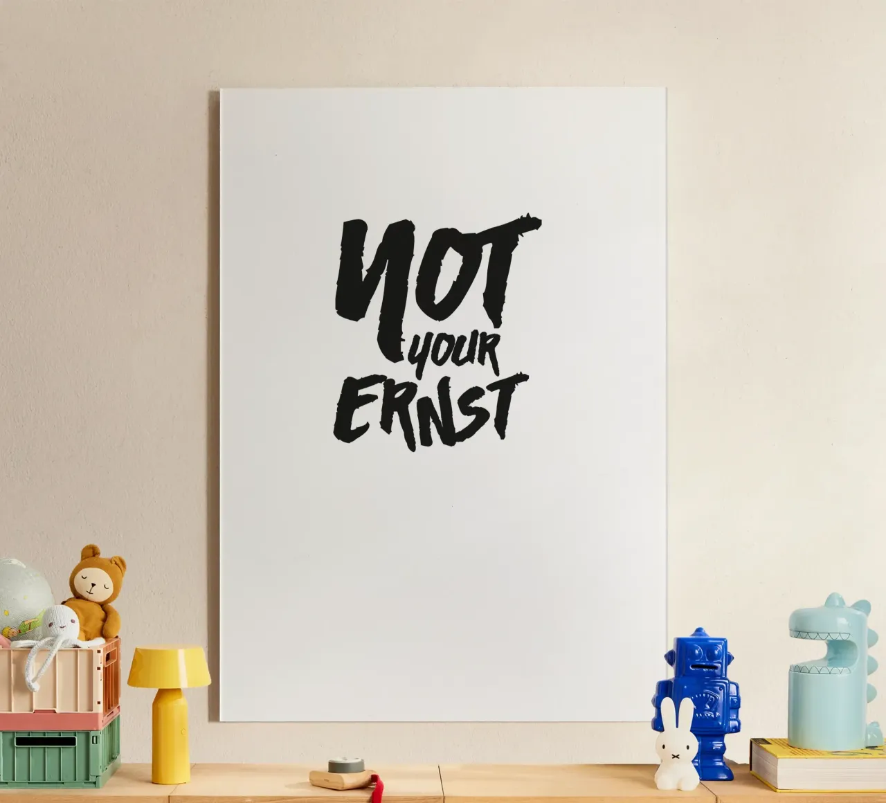 Ernst acrylic glass by Flo Klein