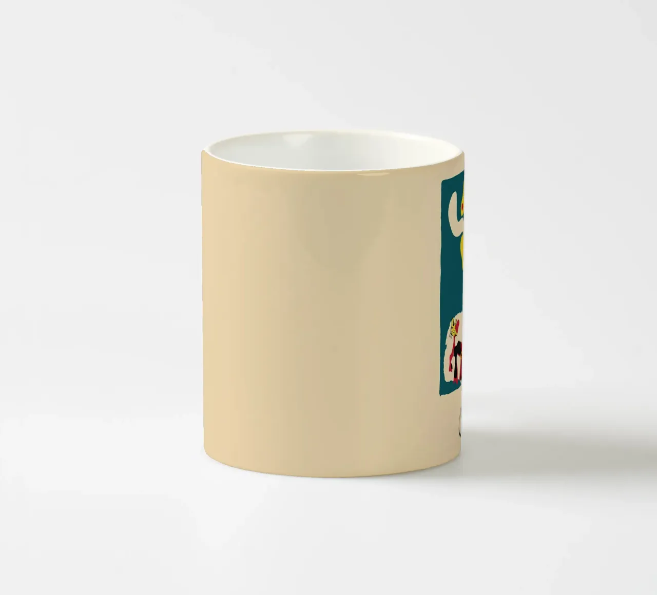 Manifesto d'epoca di Joan Miro tazza in ceramica da phillipp veisenberg