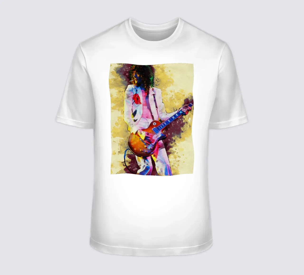 Sbaffo di Jimmy Page t-shirt da Gunawan Rb