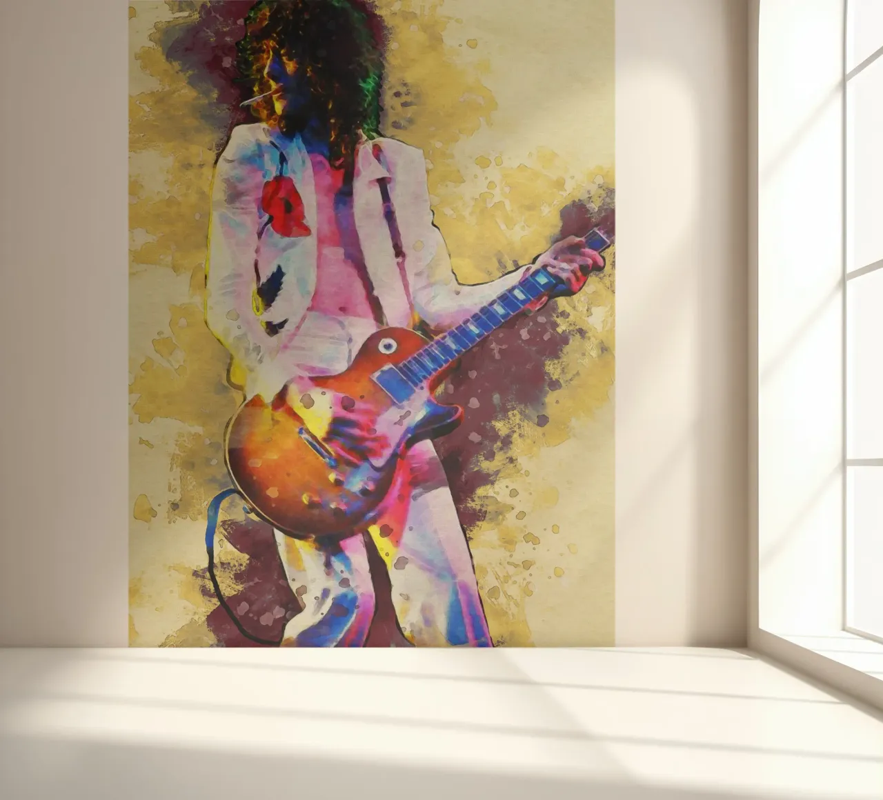 Smudge von Jimmy Page Fototapete von Gunawan Rb