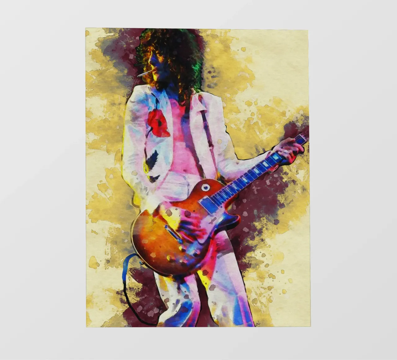 Smudge von Jimmy Page Fototapete von Gunawan Rb