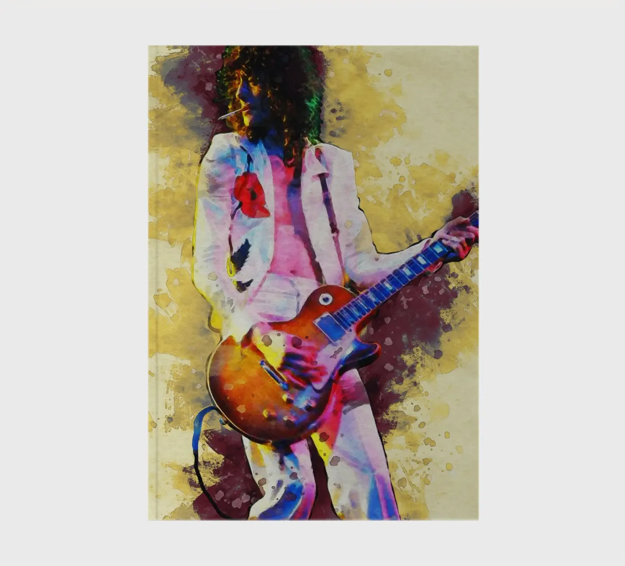 Smudge of Jimmy Page notebook by Gunawan Rb