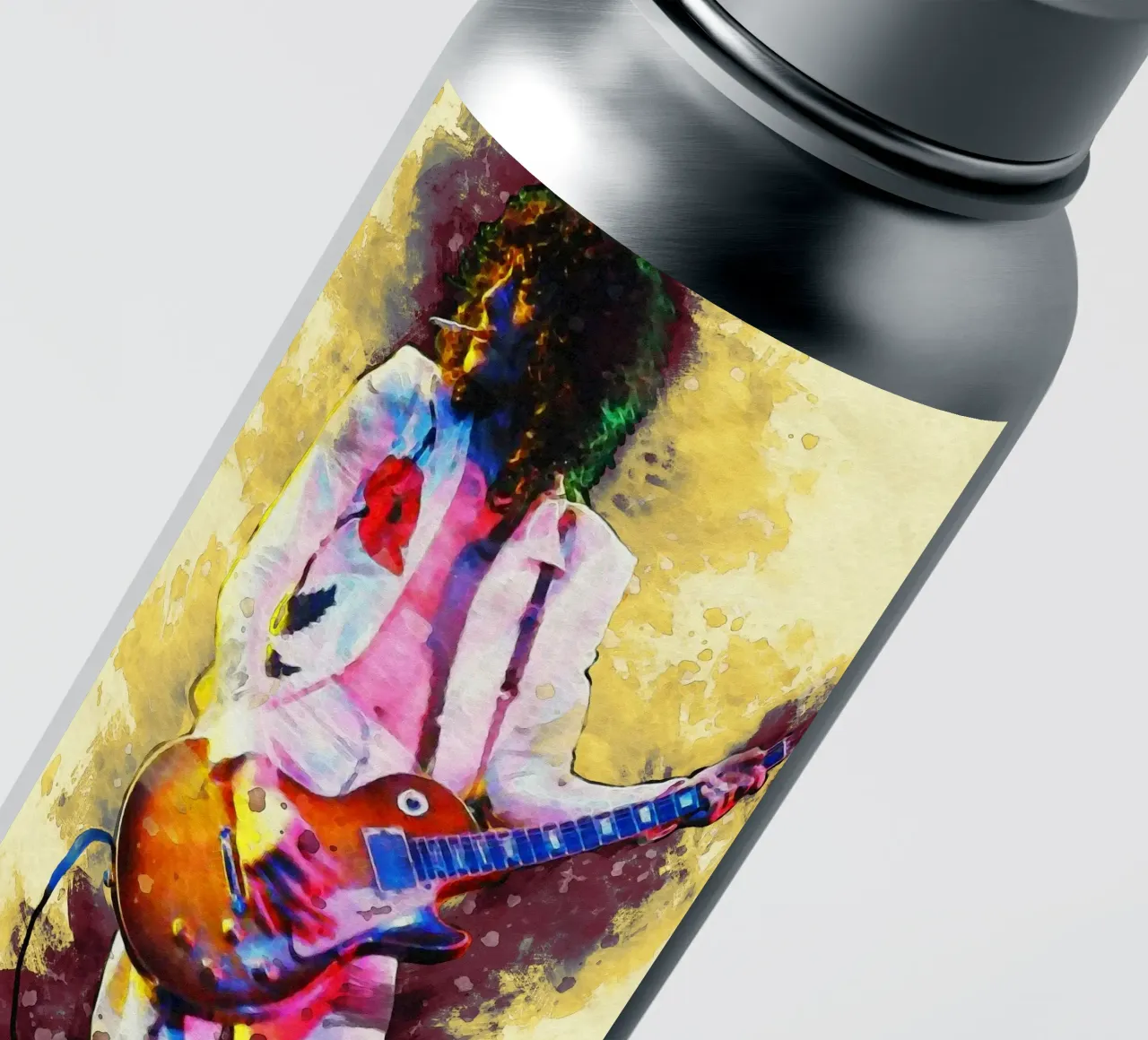 Mancha de Jimmy Page pegatina de Gunawan Rb