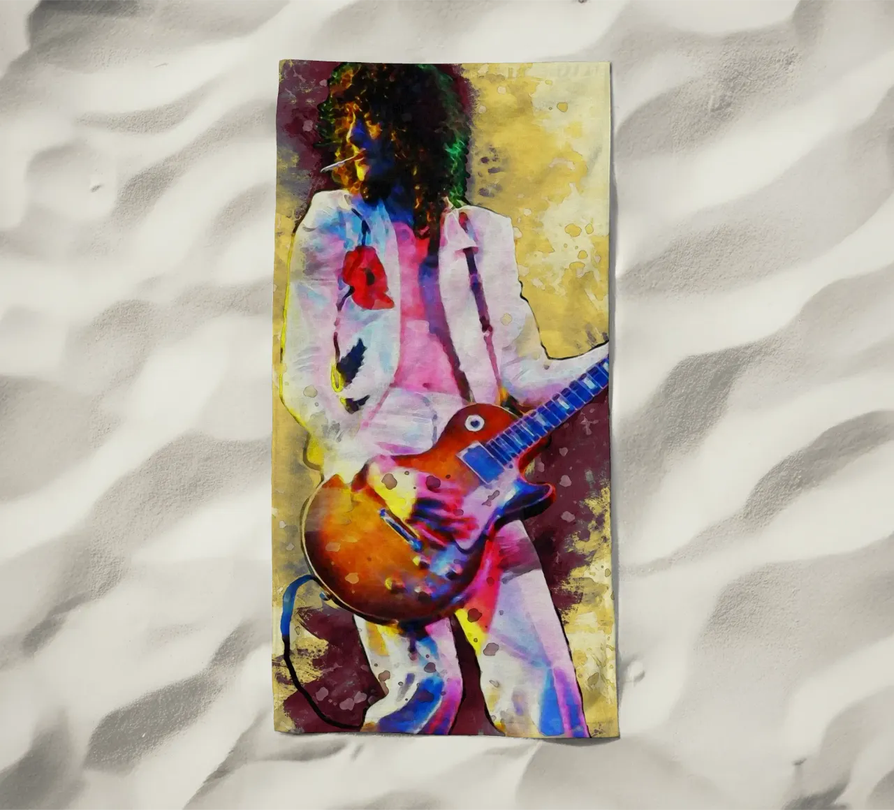 Sbaffo di Jimmy Page telo mare da Gunawan Rb