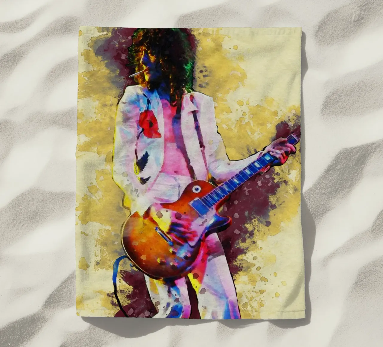 Sbaffo di Jimmy Page telo mare da Gunawan Rb
