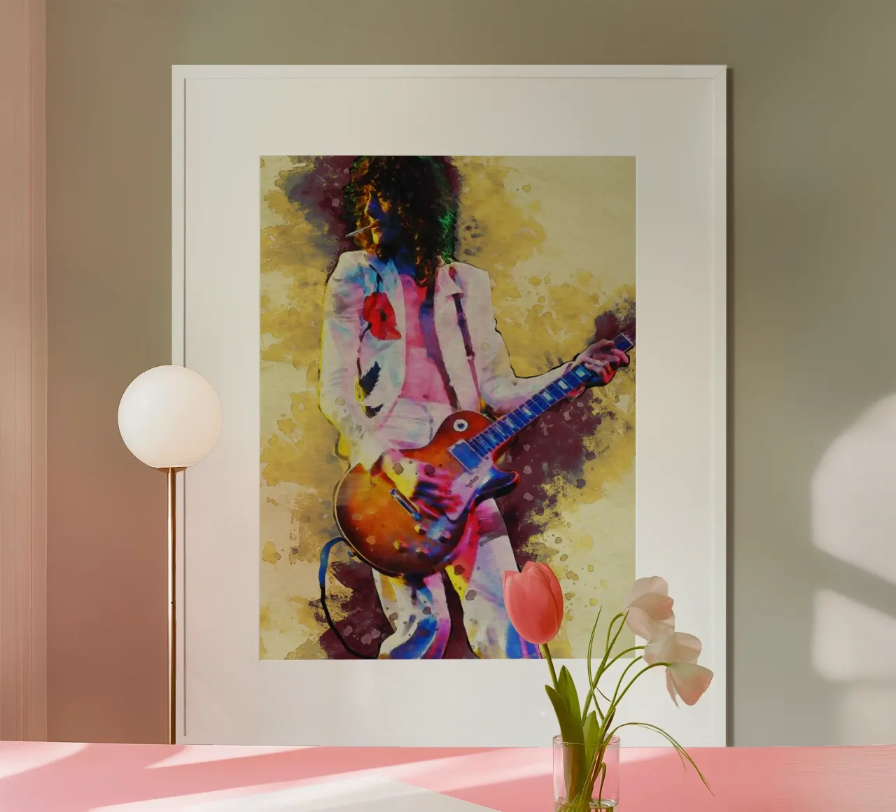 Sbaffo di Jimmy Page carta hahnemühle da Gunawan Rb
