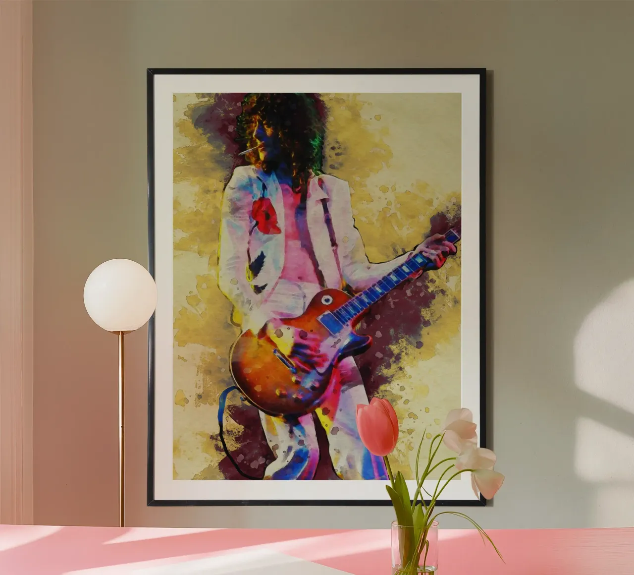 Sbaffo di Jimmy Page carta hahnemühle da Gunawan Rb