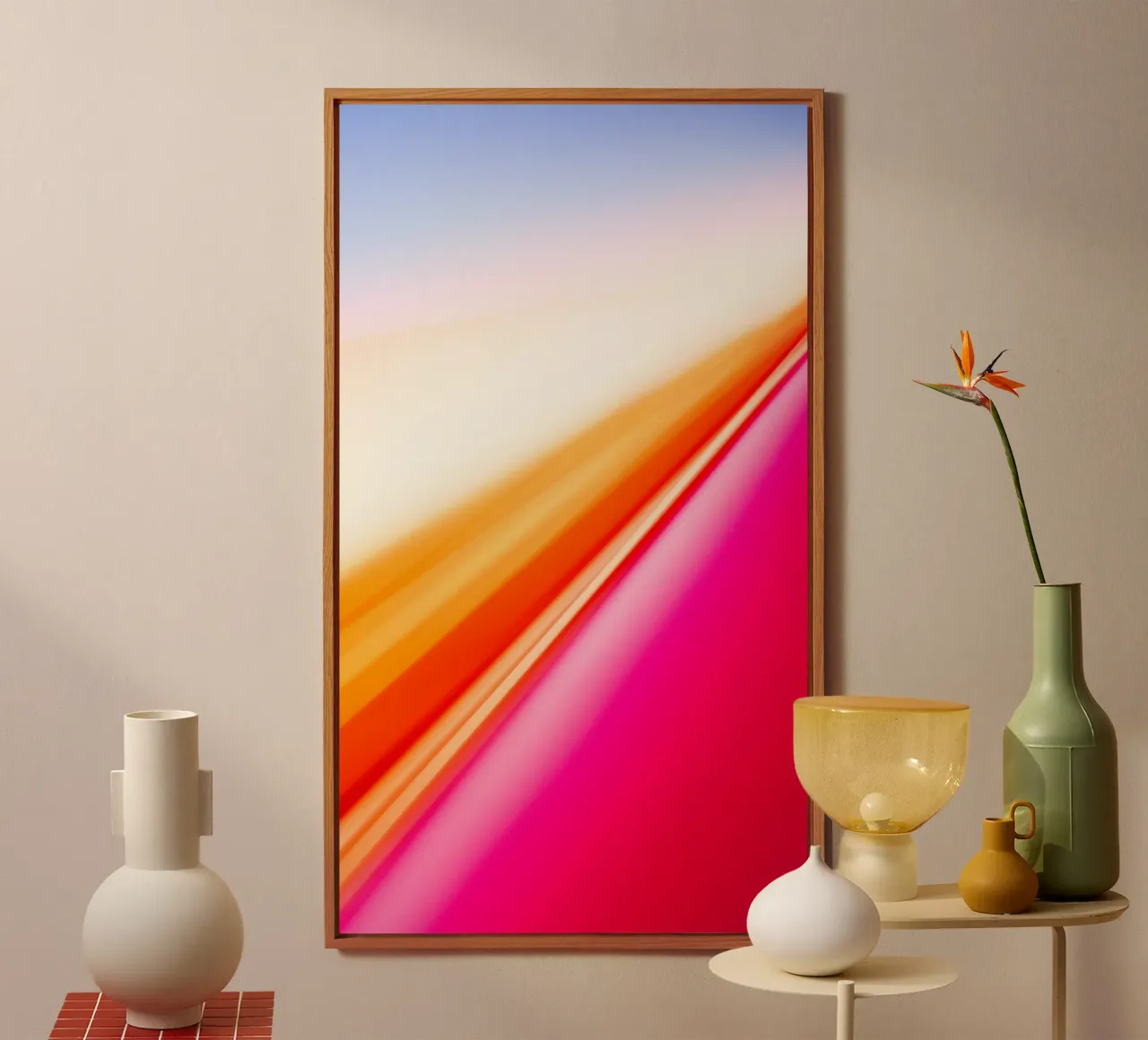Pink Speed alu-dibond by Flo Klein