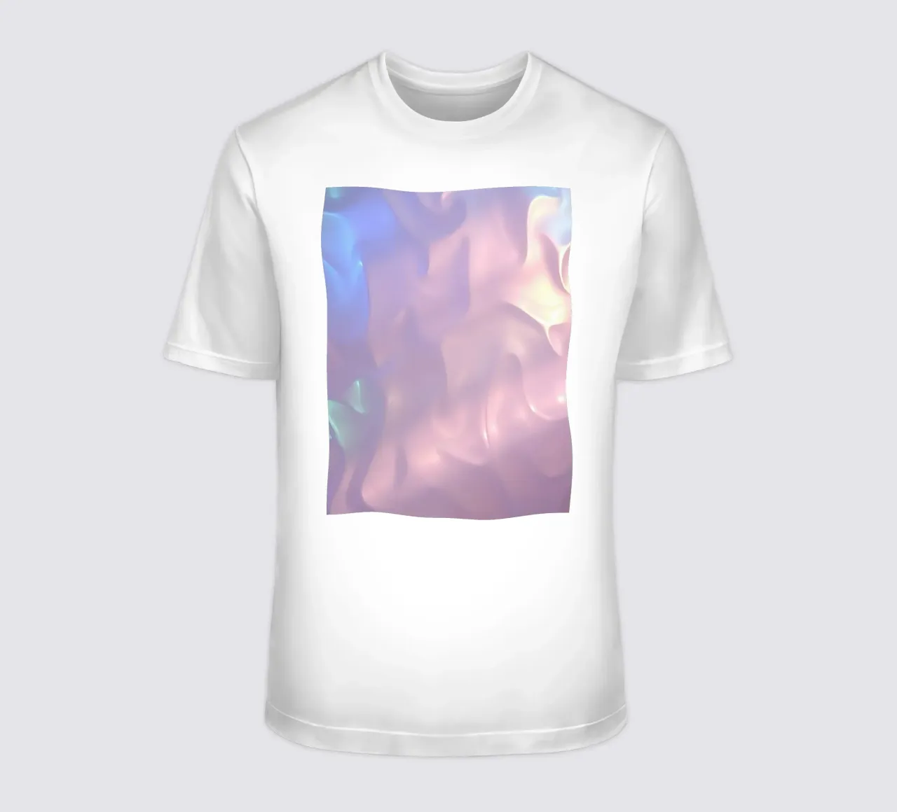 Soft abstract background design with flowing pastel colors t-shirt by DesignDoodle