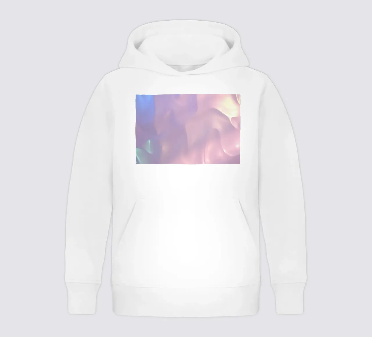 Fond abstrait doux avec des couleurs pastel fluides sweat à capuche enfant de DesignDoodle