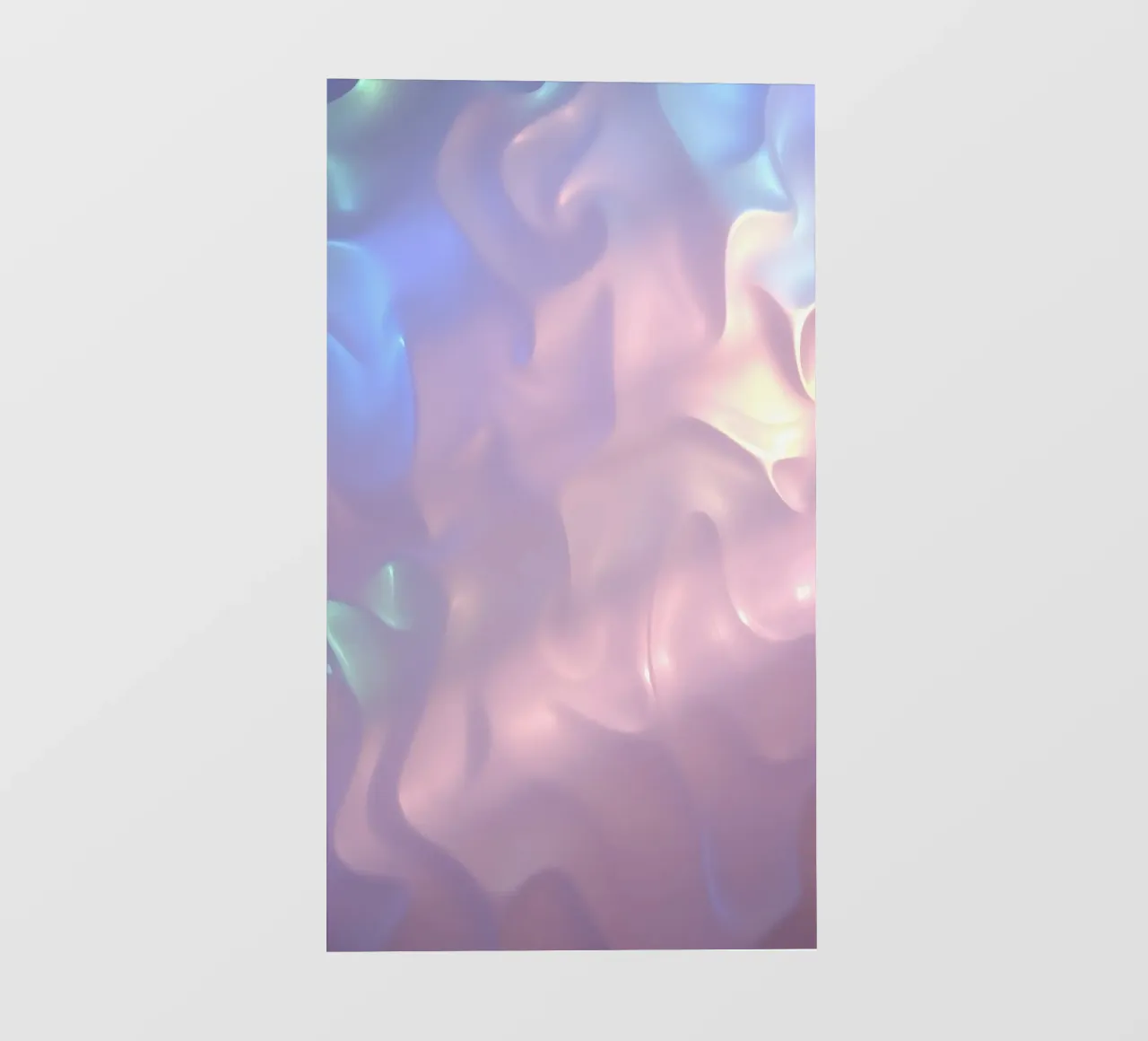 Soft abstract background design with flowing pastel colors photo wallpaper by DesignDoodle