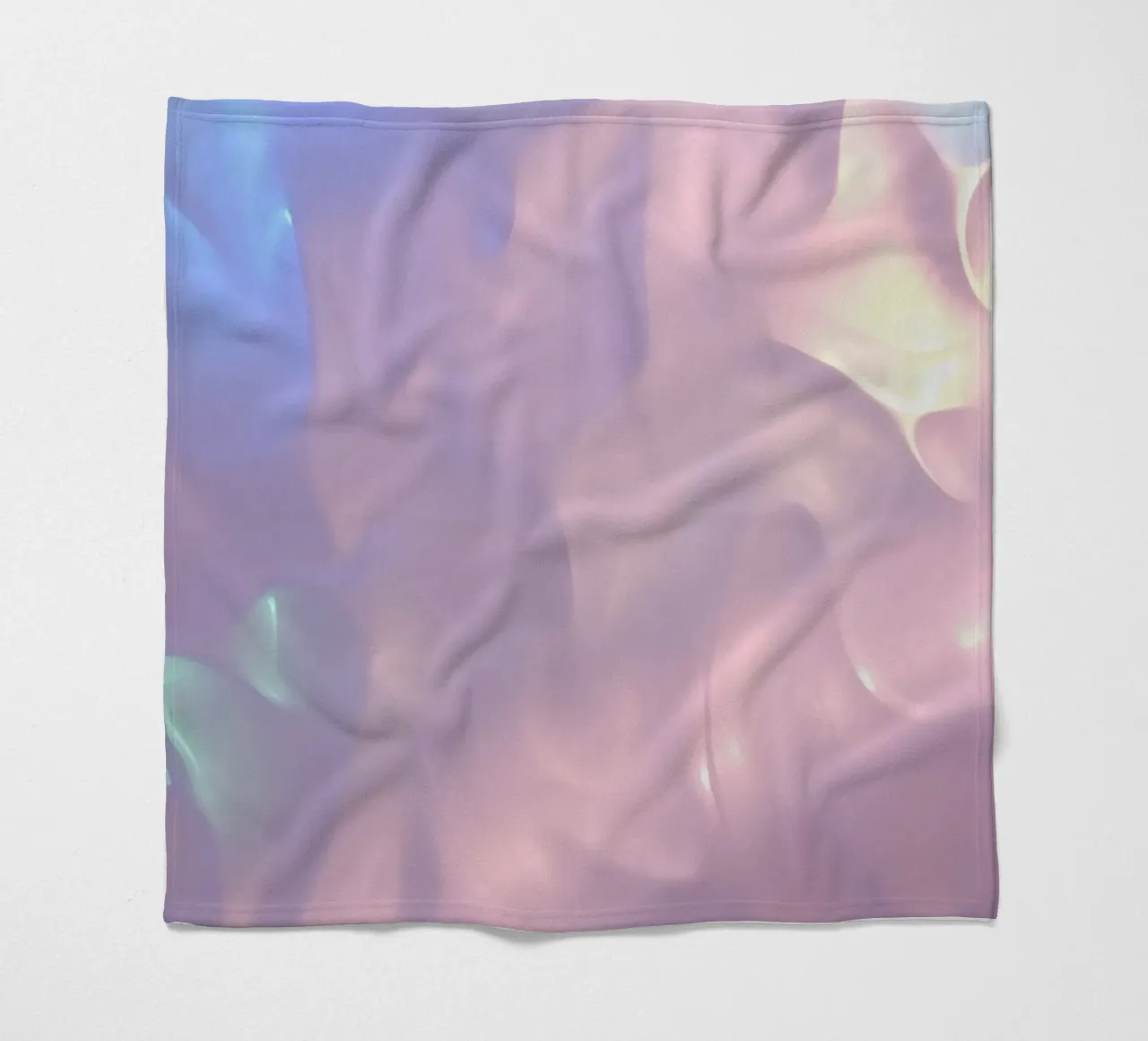 Soft abstract background design with flowing pastel colors fleece blanket by DesignDoodle