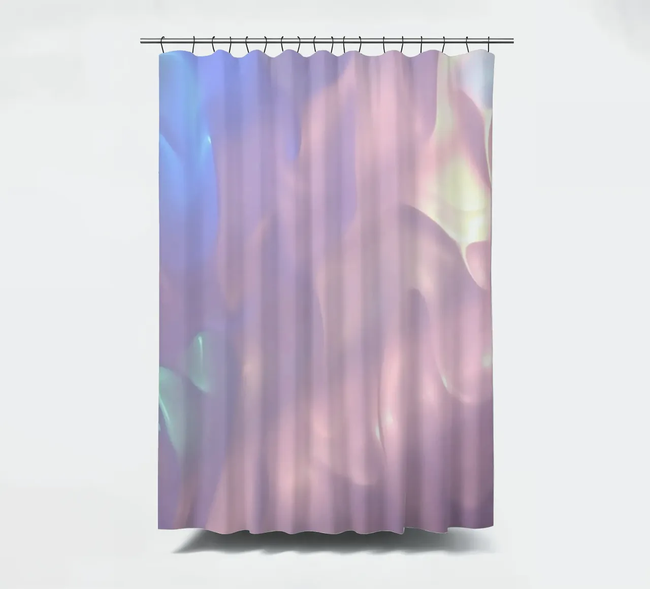 Soft abstract background design with flowing pastel colors shower curtain by DesignDoodle