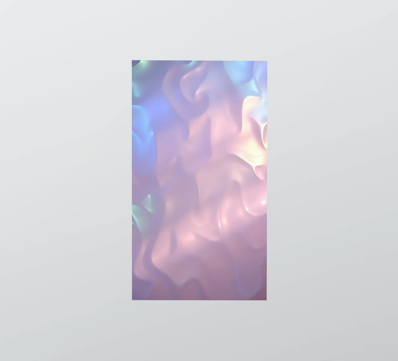 Soft abstract background design with flowing pastel colors sticker by DesignDoodle