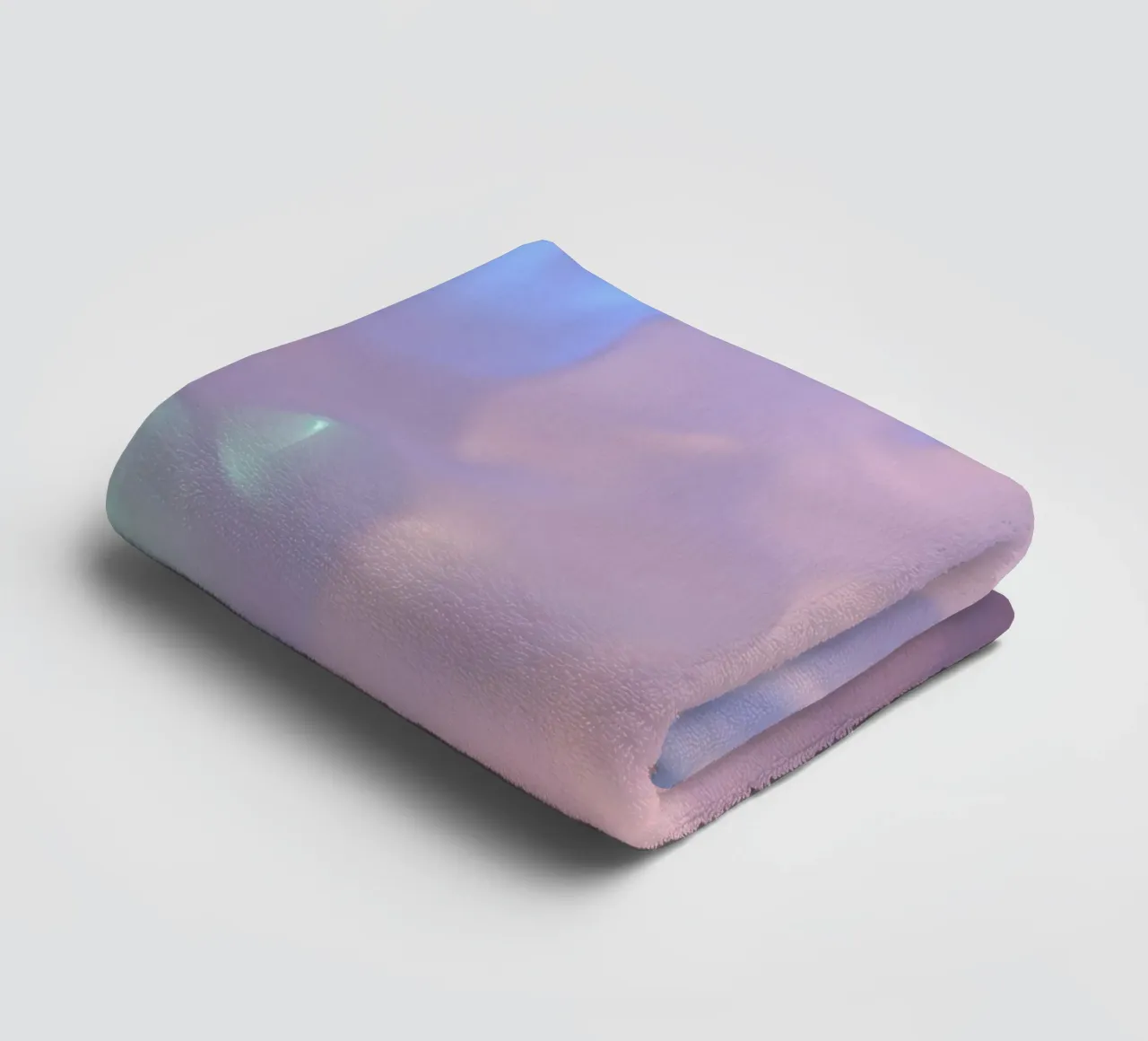 Soft abstract background design with flowing pastel colors towel by DesignDoodle