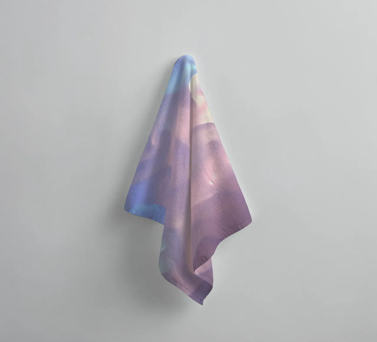 Soft abstract background design with flowing pastel colors towel by DesignDoodle