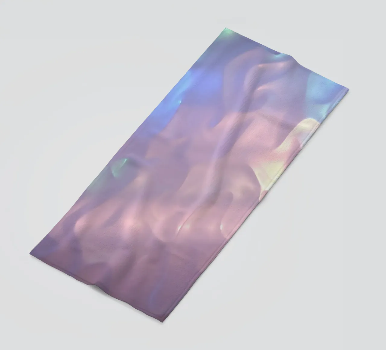 Soft abstract background design with flowing pastel colors beach towel by DesignDoodle