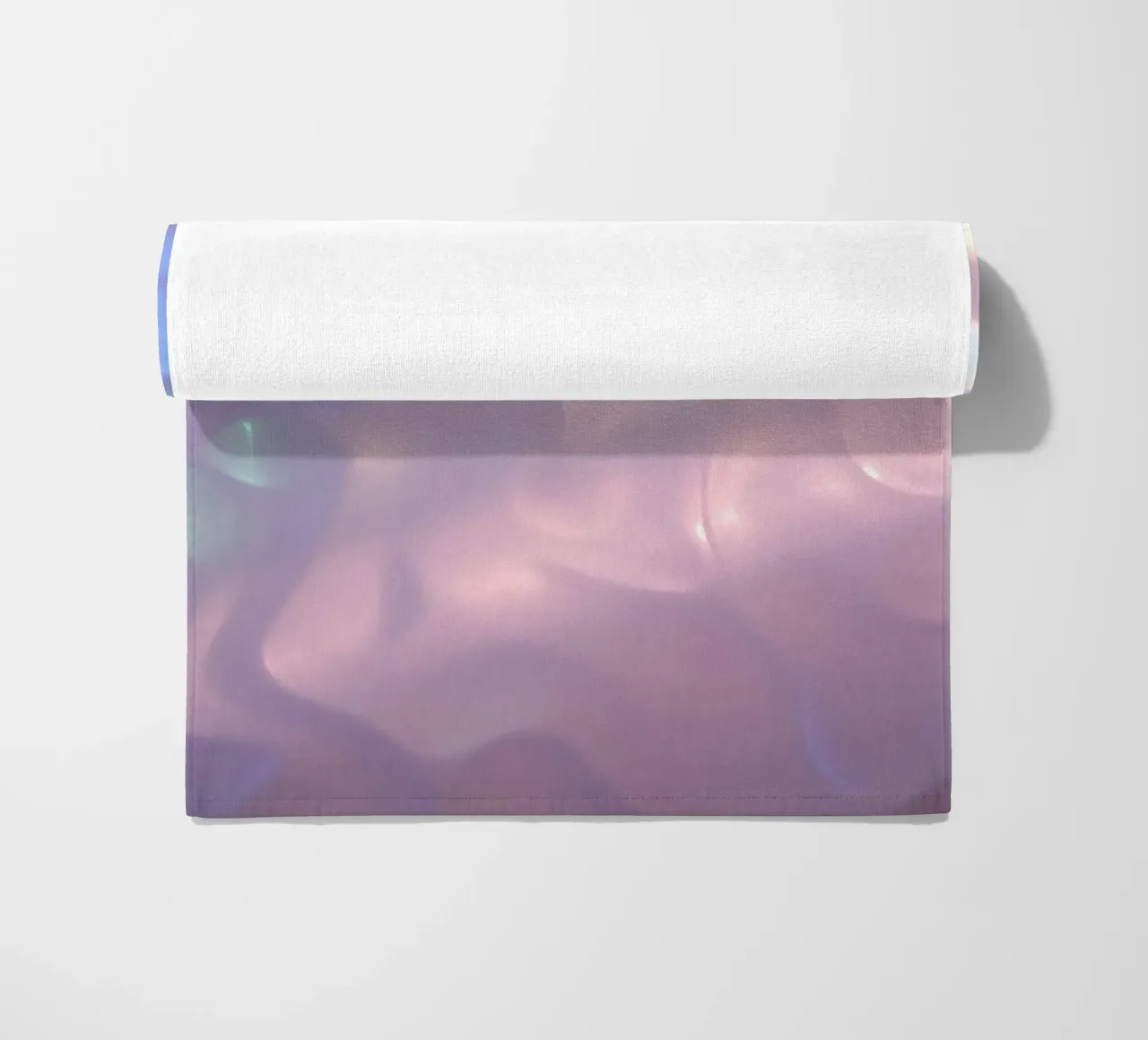 Soft abstract background design with flowing pastel colors beach towel by DesignDoodle
