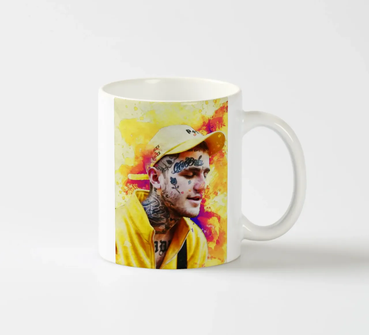 Ritratto di Smudge Lil Peep tazza in ceramica da Gunawan Rb