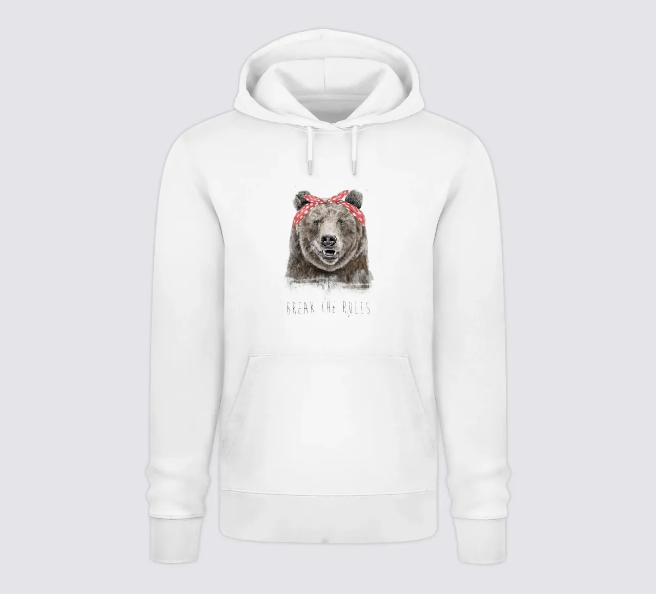 Break The Rules felpa con cappuccio da Balazs Solti