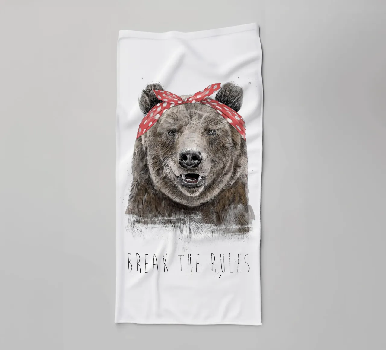 Break The Rules asciugamano da bagno da Balazs Solti